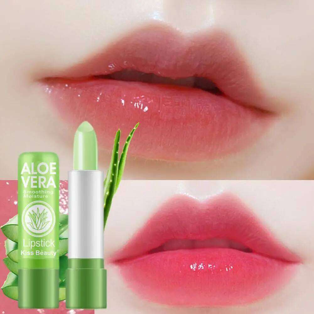 Moisturizing Aloe Vera Balm,1/3PCS Colors Changing Lipsticks, Lasting Nutritious Balm Natural Gentle Colorless Lip Gloss H260302