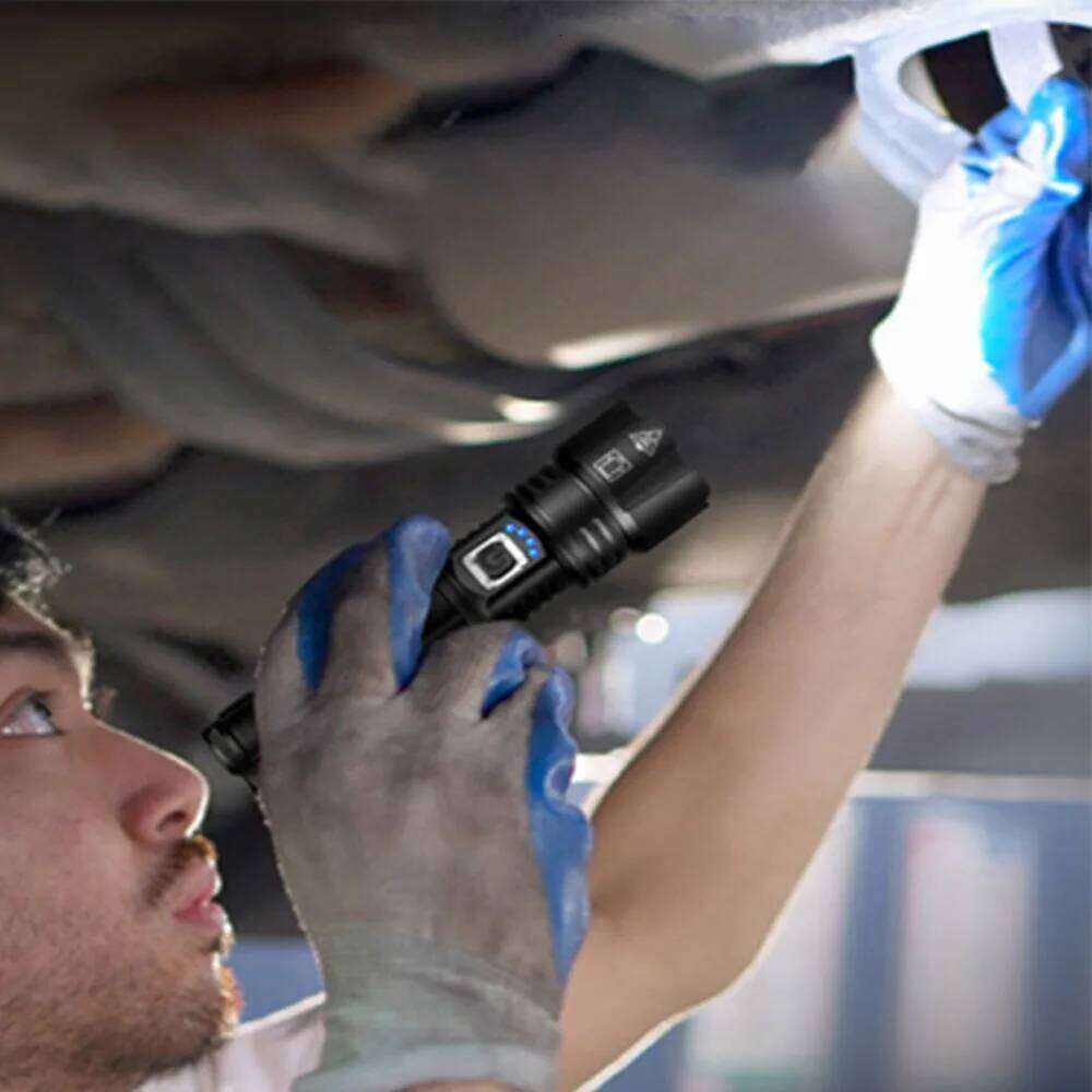 Most LED Rechargeable Torch Lighting 1500M Tactical Lantern Ultra Powerful Flashlight With Usb Charging Z260301