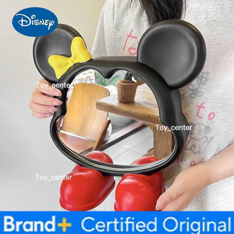 Disney Mickey Creative Cartoon Cute Makeup Mirror Personalized Animation Peripheral Kawaii Desktop Ornaments Desktop Mirror Gift H260302