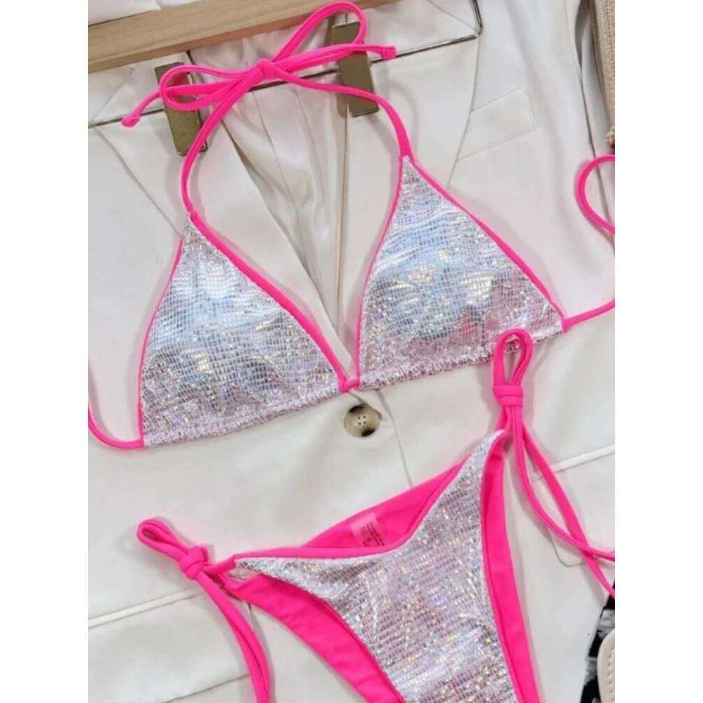 European and American style women's sexy split swimsuit beach vacation Hot spring bikini set Z260301