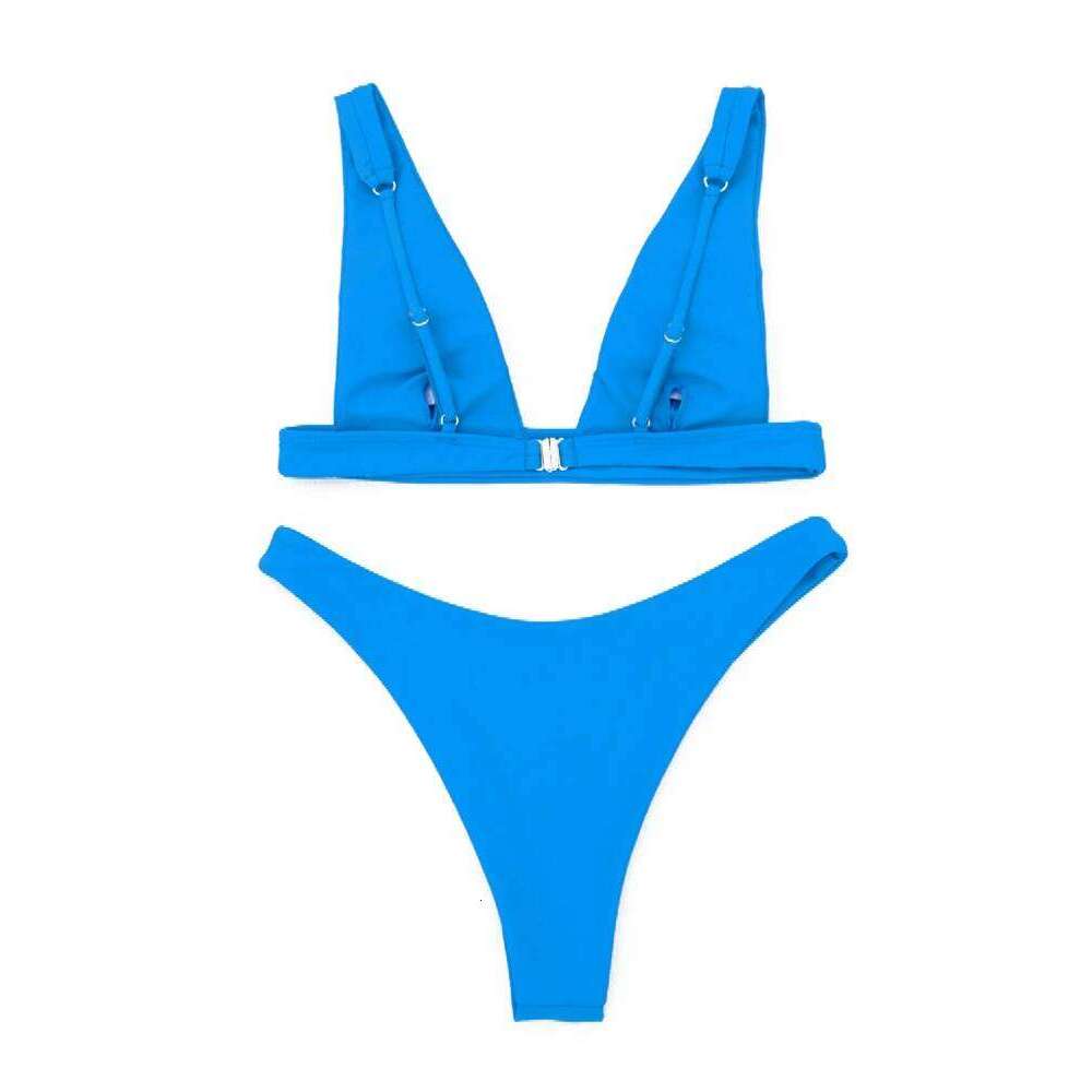 New Sexy 2025 Solid Swimsuit Women Swimwear Push Up Bikini Set Brazilian Bathing Summer Beach Wear Swimming Suit XL Z260301
