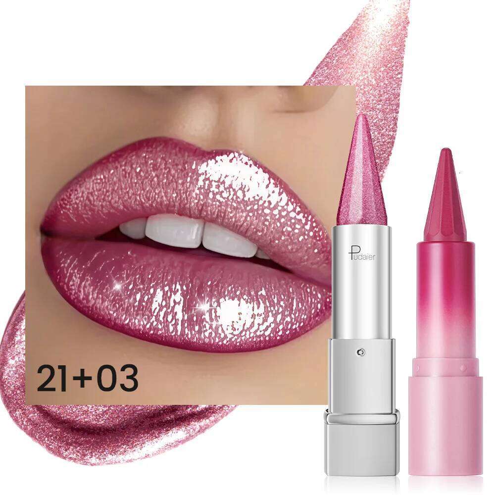 2pcs Metal Tip & Matte Lipstick Set High Pigment, Long-Lasting, Waterproof Lip Color - Ideal Beauty Gift for Women H260302