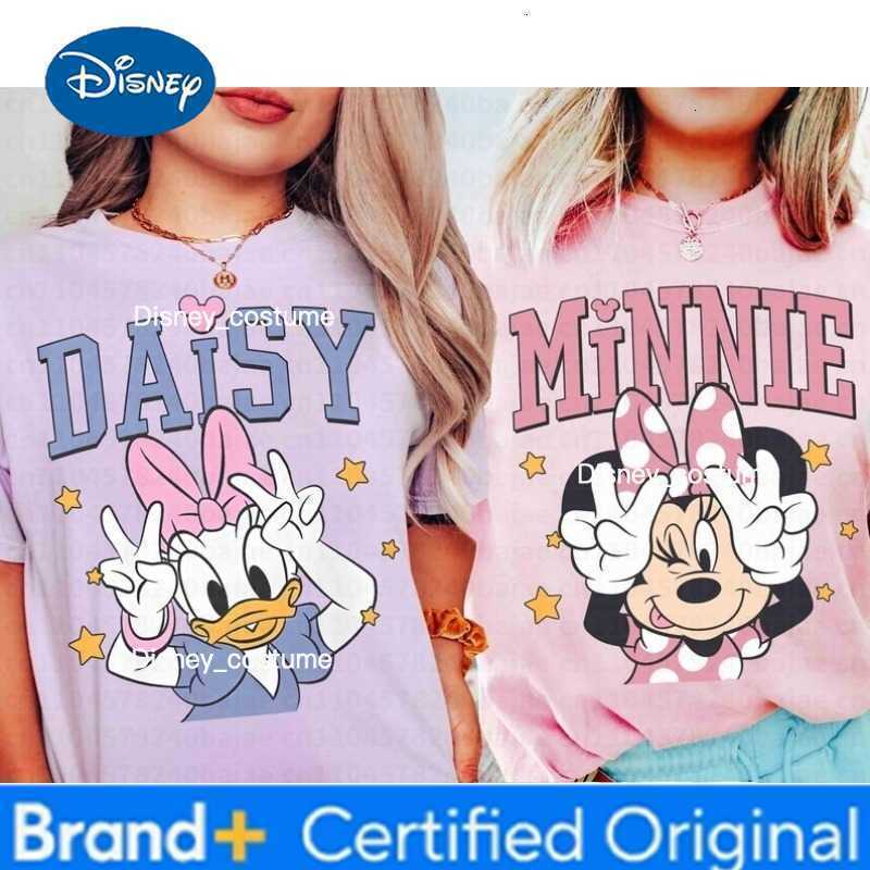 Disney Daisy Duck-themed Fashion 3D Printed T-shirt Breathable and Quick-drying Fabric Casual Fashionable and Harajuku Style H260302
