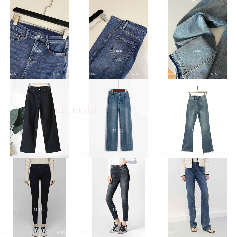 10A Trendy Designer New 2025 mother jeans High Waisted Low Waisted Straight Leg Pants Drag Floor Hole High Stretch Temperament Raw Edge Flared Pants 3e6 44b 799