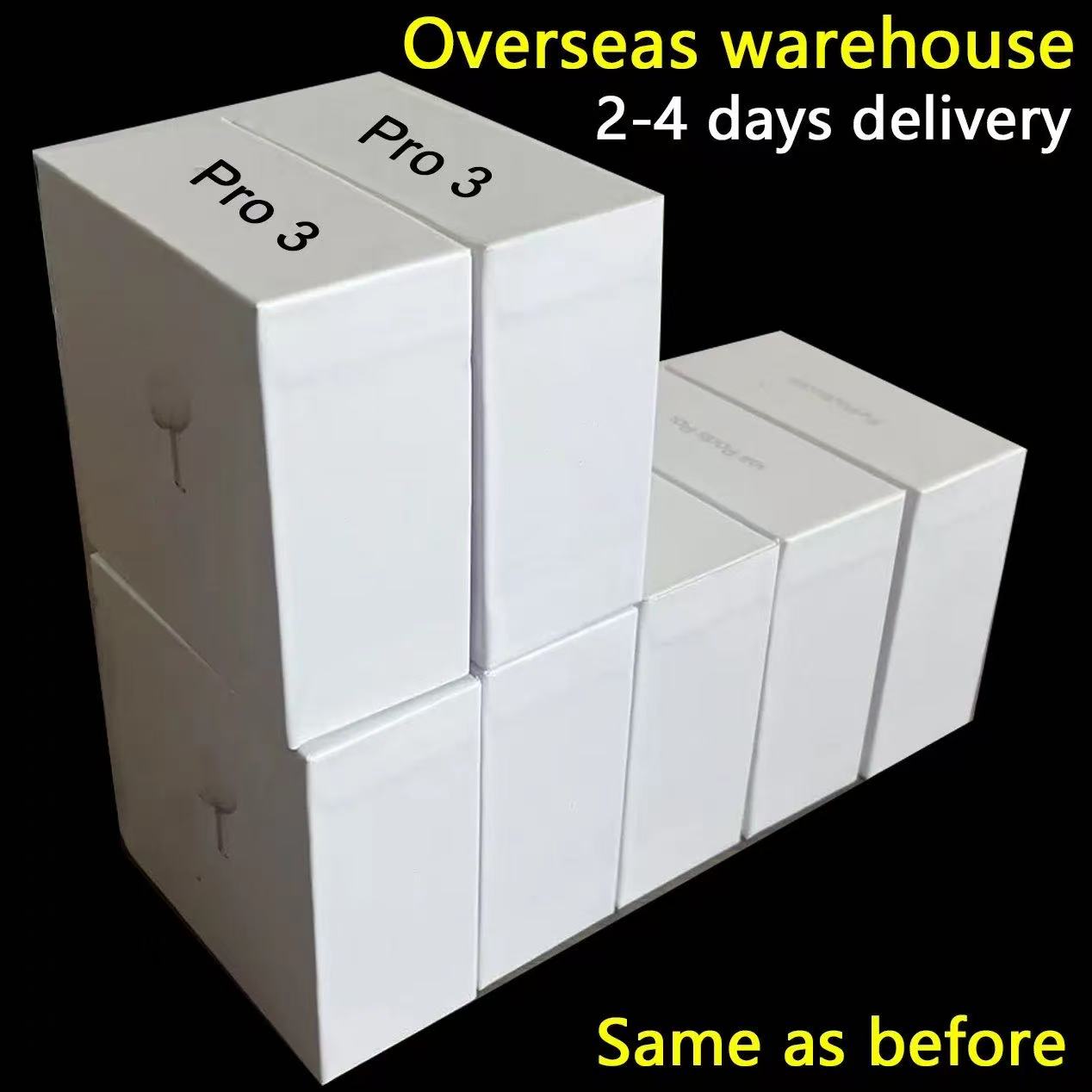 Stocks in US Wirless earphones real serial NO.connect Rename Wireless Bluetooth Headphones In-Ear tws earbuds Shipment from US warehouse