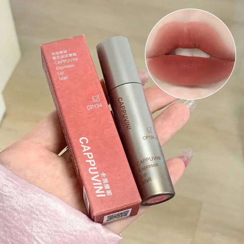 Long-lasting velvet matte balm- waterproof, gloss, using natural bare smooth, stain-resistant lip makeup H260302