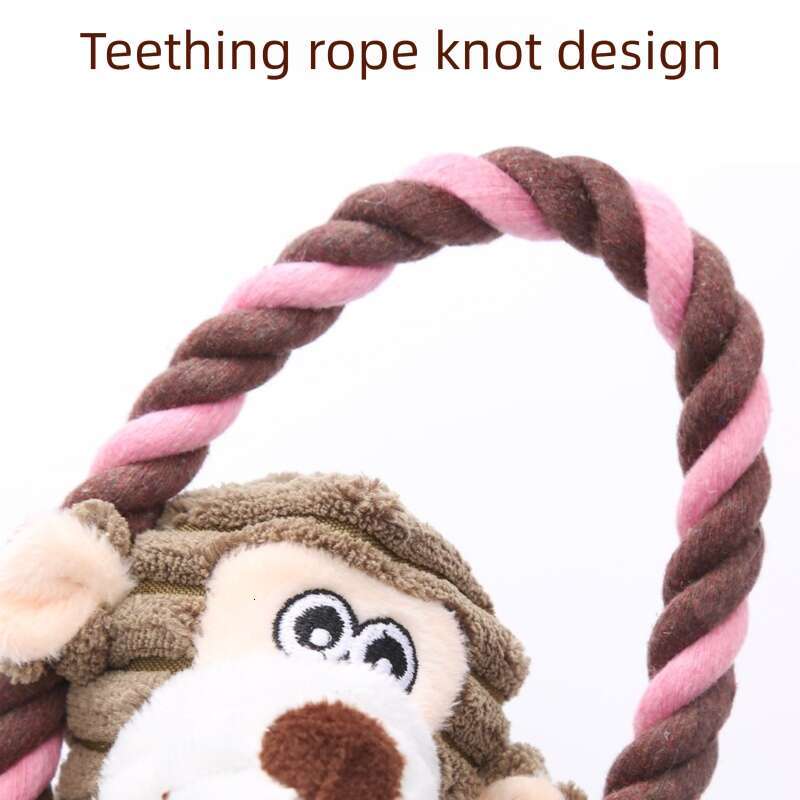 Dogs Plush Toys Indoor Interactive Play Products Pet Chewy Resistant Teeth Grinding Supplies Puppy Kitten Fleece Squeak Toy