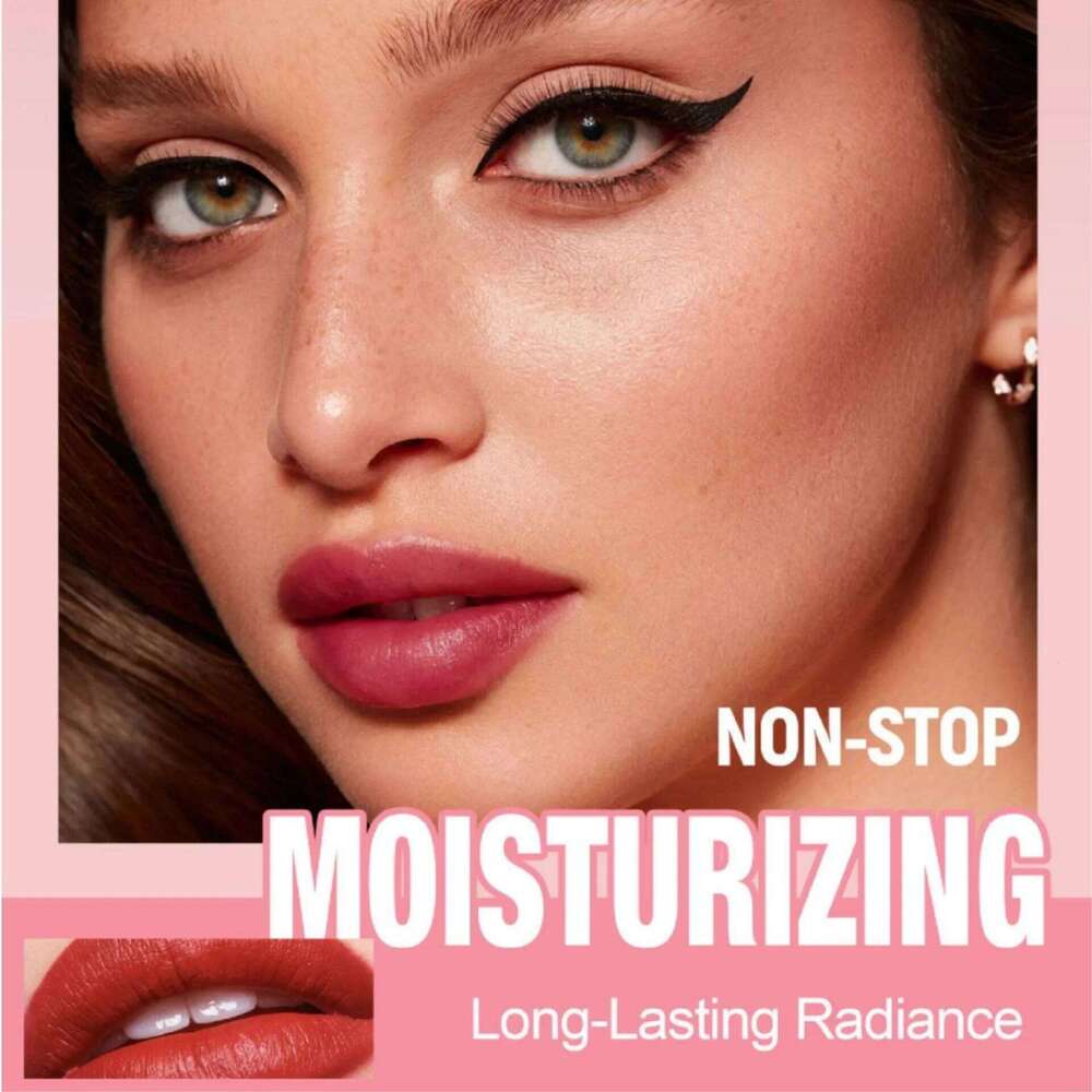 Velvet Lipstick Set Waterproof High Pigment Matte Moisturizing Non Fade Long Lasting Nude Red Lip Gloss Sexy Beauty Cosmetic H260302