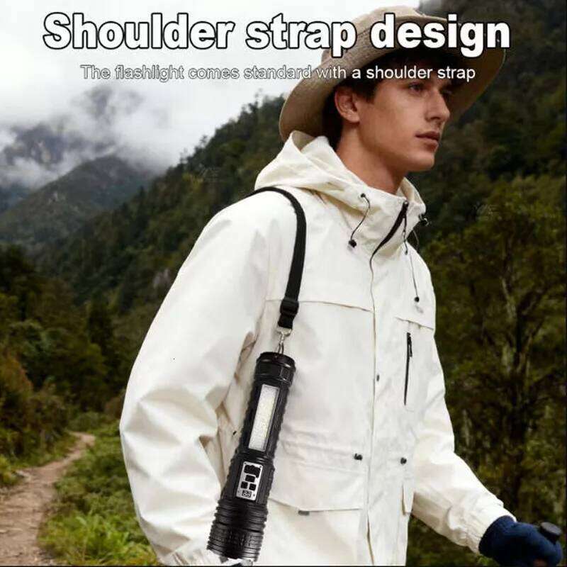 High Power LED White/Yellow USB Rechargeable Tactical Torch Light Super Powerful Flashlight for Camping Fishing Z260301