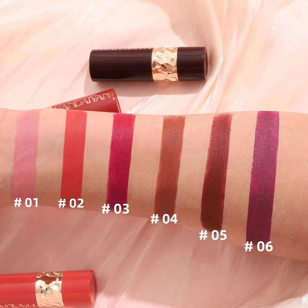 6PCS Velvet Matte Lipstick Set Highly Pigmented Long Lasting Non Drying Silky Smooth Lip Makeup Gift Box For Women H260302