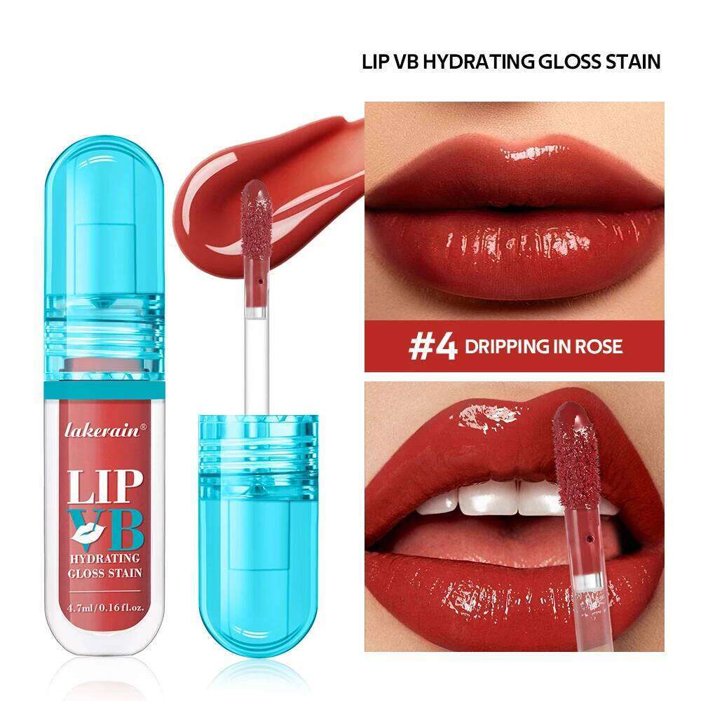 IV Hydrating Lip Stain with 12HR Hydration Long-Lasting Nourish Rose Lips Hydra Glossy Wetness Makeup H260302