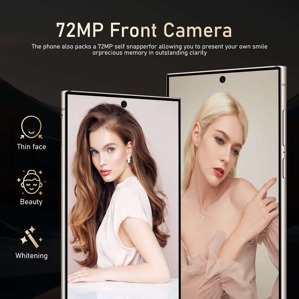 Famous Brand Cross Border Mobile S Ultra Smartphone Inch Large Screen Android Phone Supports Dropshipping Hot Selling Model CKS