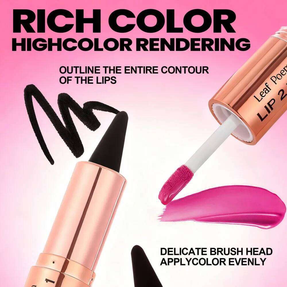 Christmas Beauty Cosmetics Ink Gloss Lipstick Brightening Oil Moisturizing Cream Large Lip Brush H260302