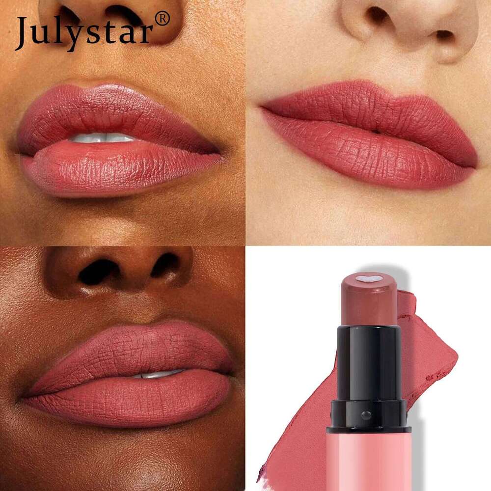 MISS ROSE 2-IN-1 Easy To Color Fruity Frost Matte Lipstick Lip Balm Makeup Moisturising Hydrating Longwear Lipsticks Cosmetics H260302
