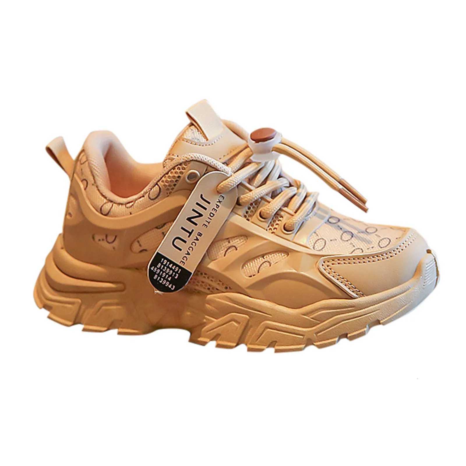 Kids Sports Shoes Fashion All-Season Lightweight Non-Slip Flat Thick Bottom Sneakers for Girls 9YT260302