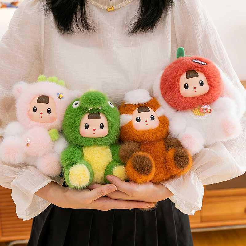 3-In-1 Transformable Silicone Plush Doll Cute Changeable Desktop Companion Stuffed Animal Birthday GiftT260302