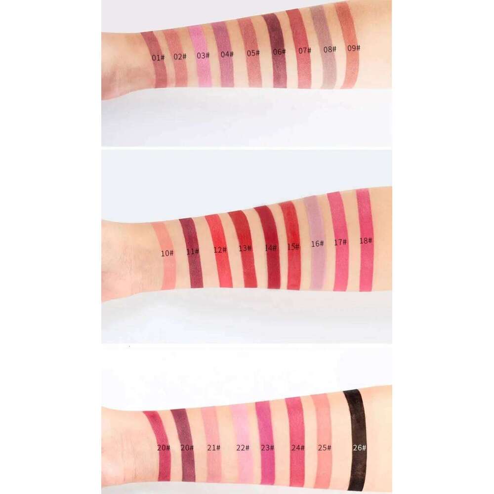 Pudaier 5 Color Matte Mirror Moisturizing stick Lipgloss Sets Makeup Non-Sticky Cup Velvet Nude Liquid Lip Tint Lipstick H260302