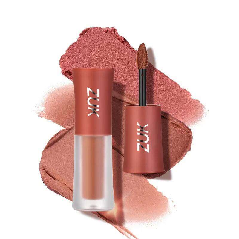 High Quality Matte Plumping Lipstick Glaze Velvet Colourl Gloss Makeup Non-sticky Colorfast Lip Stick Lips Clay Cosmetic H260302