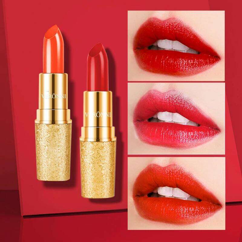 17 Colors Lipstick Waterproof Long Lasting Matte Shimmer Mental Cosmetic Glitter Gloss Beauty Korean Lip Make Up H260302