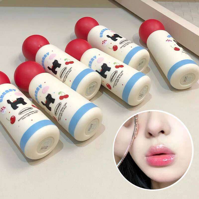 HERORANGE Meow Whisper Mirror Lip Gloss - Moisturizing Long-Lasting, Water-Glossy, Perfect for Spring/Summer H260302