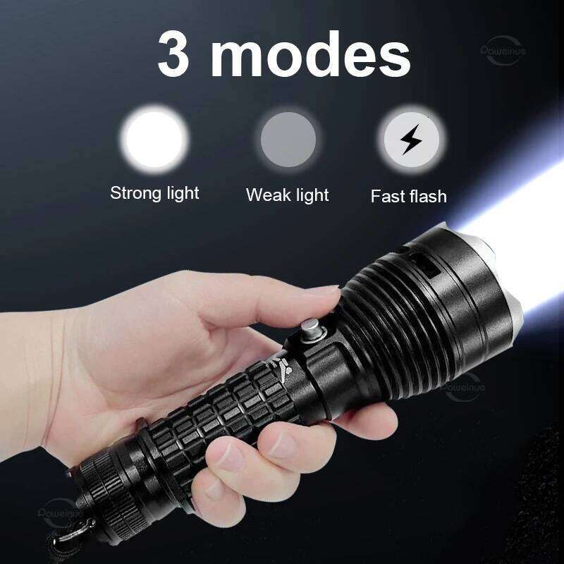 Powerful XHP260 LED Flashlight Waterproof Professional Torch 10000LM Super Bright Underwater Lighting Diving Light Z260301
