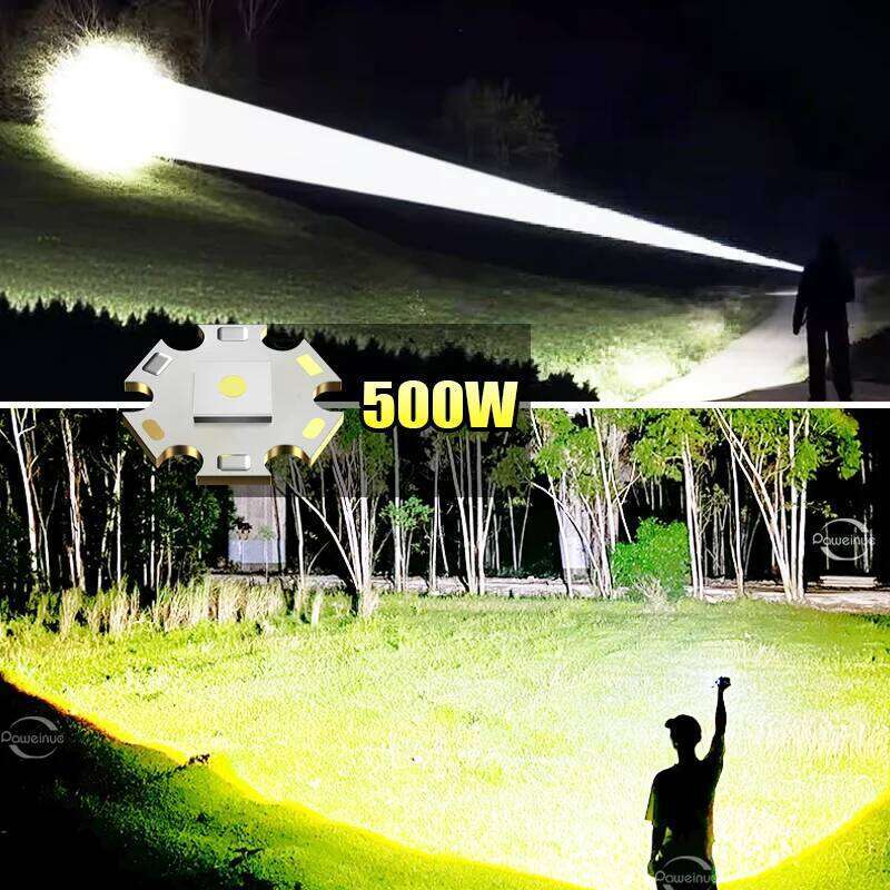 2025 Super Bright Led 2900000LM High Power Torch 5000mAh Rechargeable LED Flashlight Long Shot Hunting Camping Light Z260301