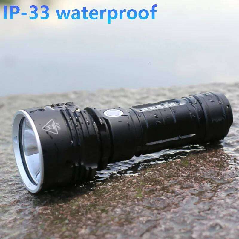 P70 Led Edc Aluminum Miniature 10000 Lumen Electric Camping Flash Rechargable Super Bright Searchlight Torch Light Flashlight Z260301