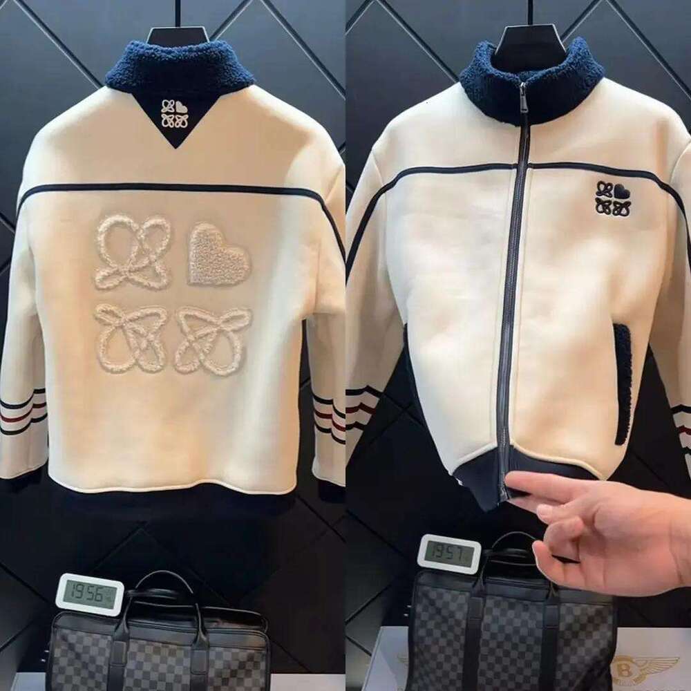25 Fall/Winter New Trendy Fashion Casual Versatile Comfortable Simple Stylish High-End Men's Light Luxury Jacket