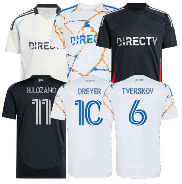 2025 2026 2027 San Diego FC Soccer Jerseys H.LOZANO DREYER INGVARTSEN TVERSKOV VALAKARI BOMBINO kits football men kids shirt