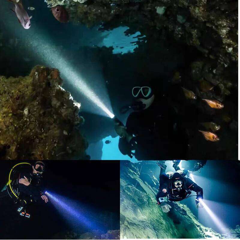 Powerful XHP260 LED Flashlight Waterproof Professional Torch 10000LM Super Bright Underwater Lighting Diving Light Z260301