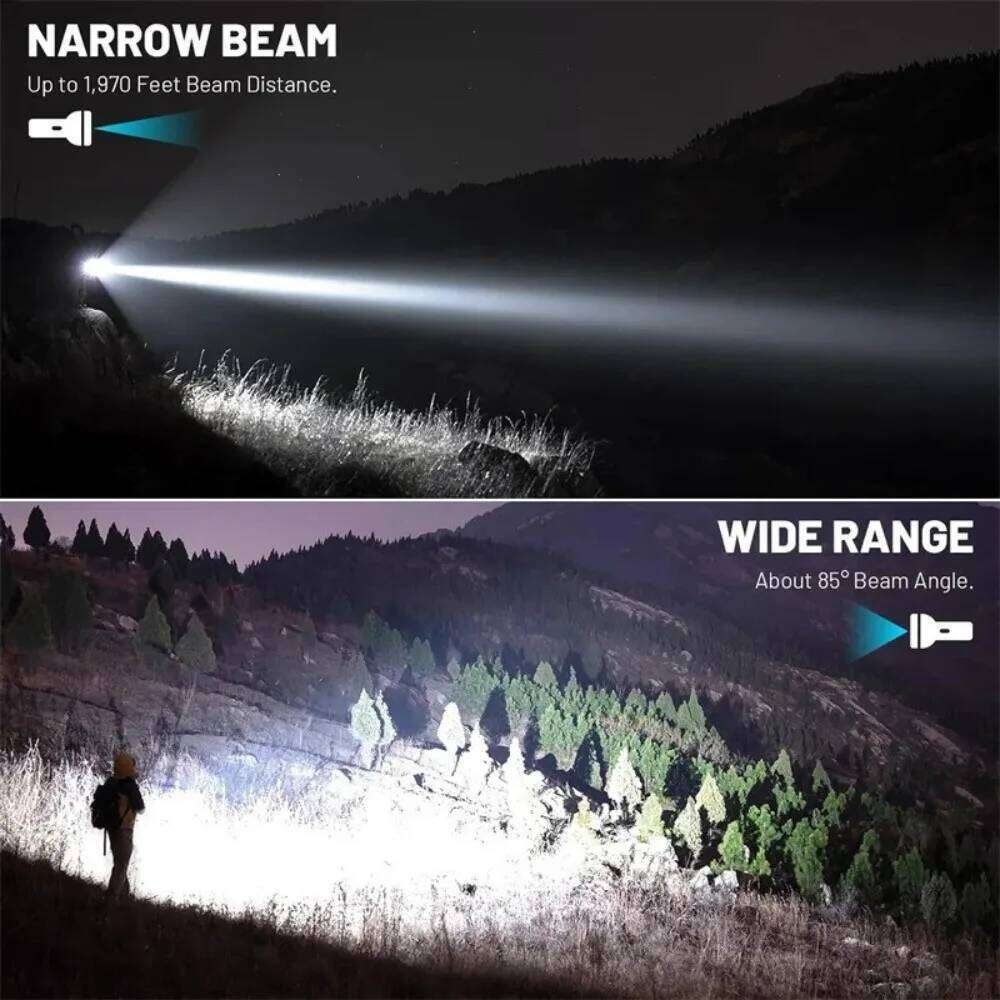 Most Powerful LED 3 Modes USB Rechargeable Ultra Bright Flashlight Zoomable Lantern for Outdoor Camping Z260301