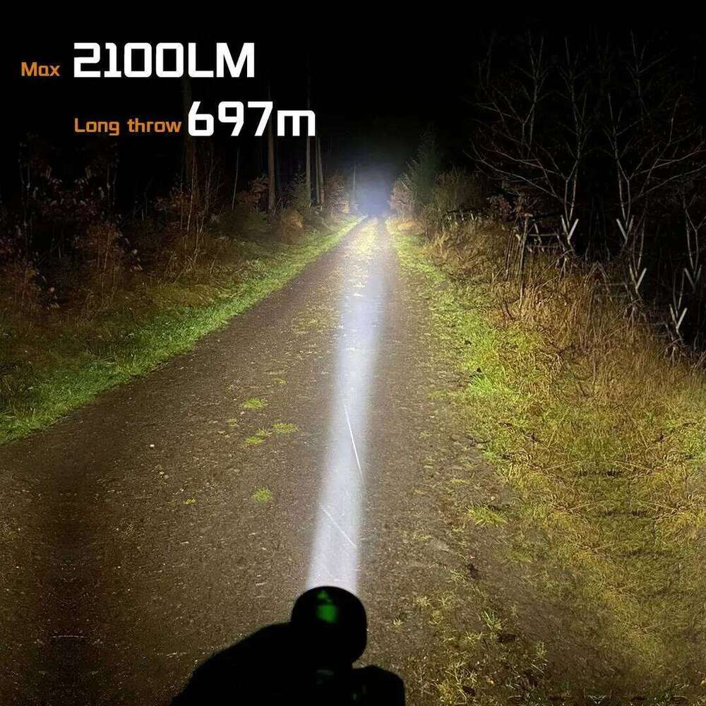 Sofirn IF22A 2100lm Flashlight 21700 Powerful Light SFT40 LED 680M Long Range USB C Rechargeable Charging Throw Torch Z260301