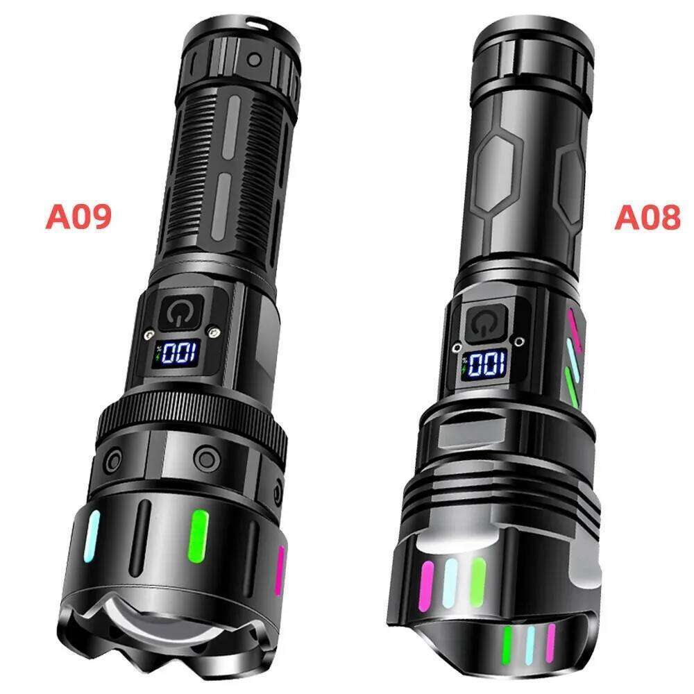 2026 New Ultra Powerful Torch 3 Core LED Mini Tactical 30000 High Power Led Flashlight Z260301
