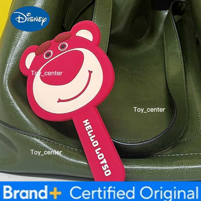 Disney Cute Cartoon Lotso Sweet Personality Creative Simple Fashion New Desktop Handheld Compact Portable Anti-fall Cosmetic Mirror H260302