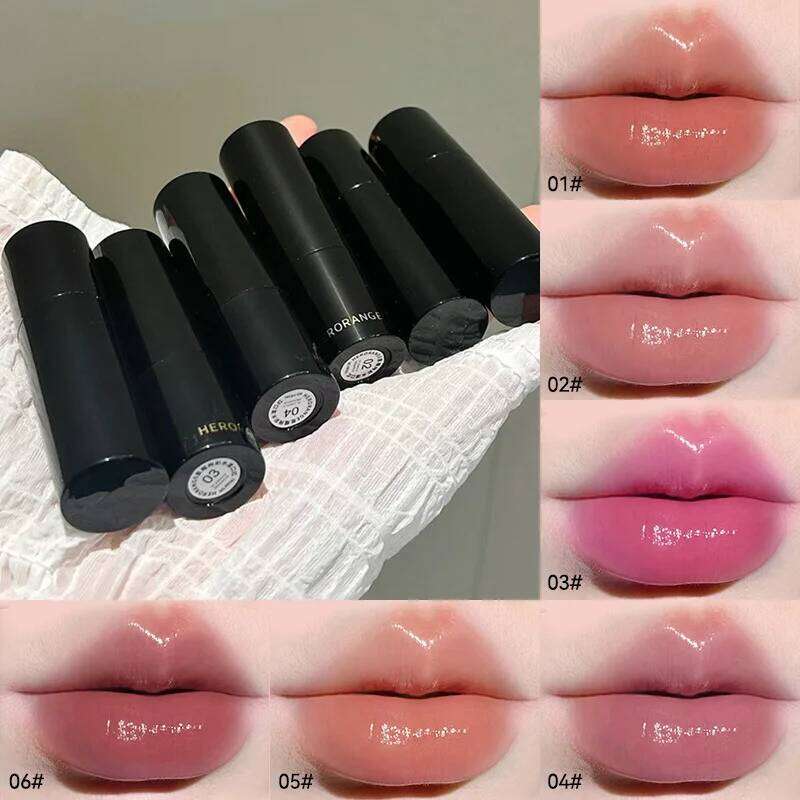 HERORANGE~ Low Saturation Light Lipstick Multi-purpose Stick Moisturizing White Natural Holding Mirror lipstick H260302