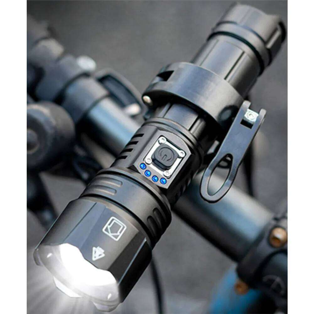 Most LED Rechargeable Torch Lighting 1500M Tactical Lantern Ultra Powerful Flashlight With Usb Charging Z260301
