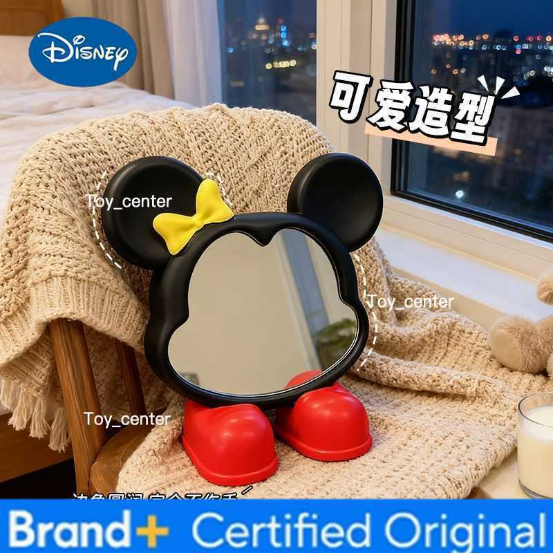Disney Mickey Creative Cartoon Cute Makeup Mirror Personalized Animation Peripheral Kawaii Desktop Ornaments Desktop Mirror Gift H260302