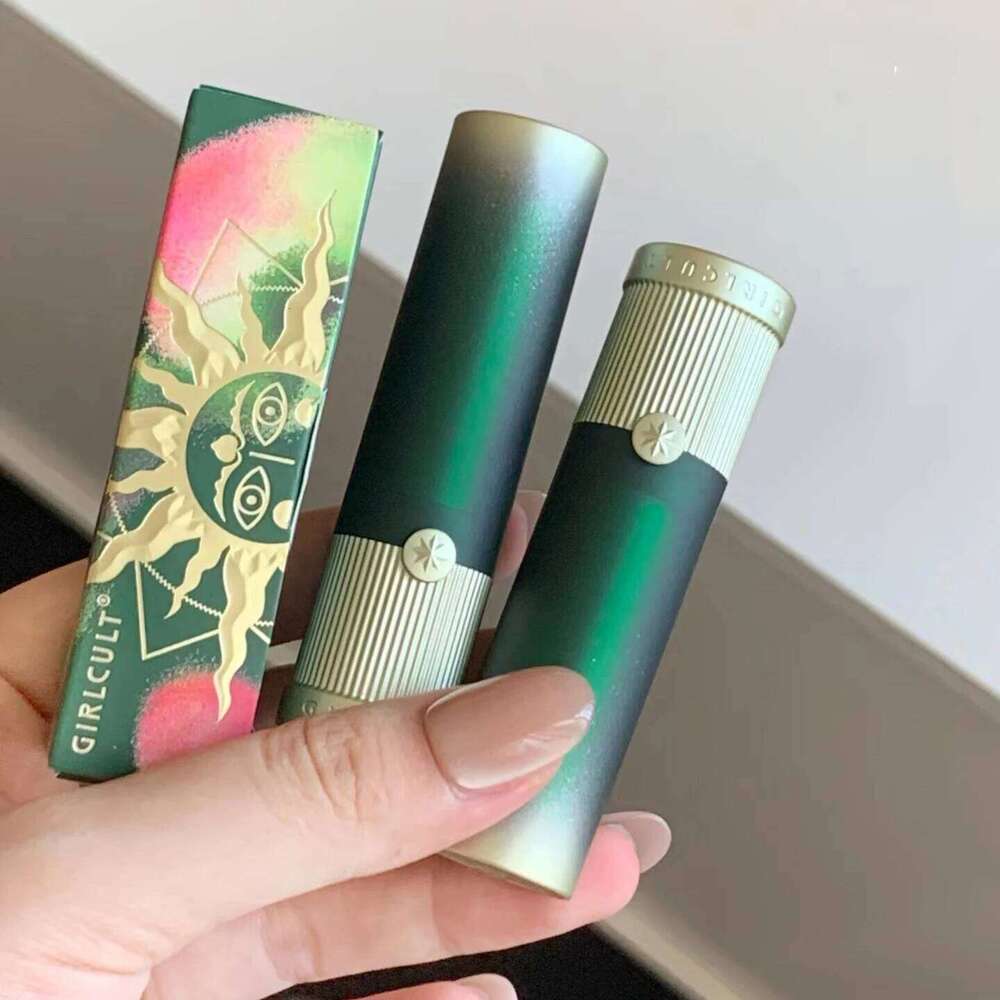 Girlcult Coiled Peach Mirror Lipstick Hydrating Makeup Lipgloss Glossy Balm Long Lasting Moisture Solid Lip Glaze Vegan H260302