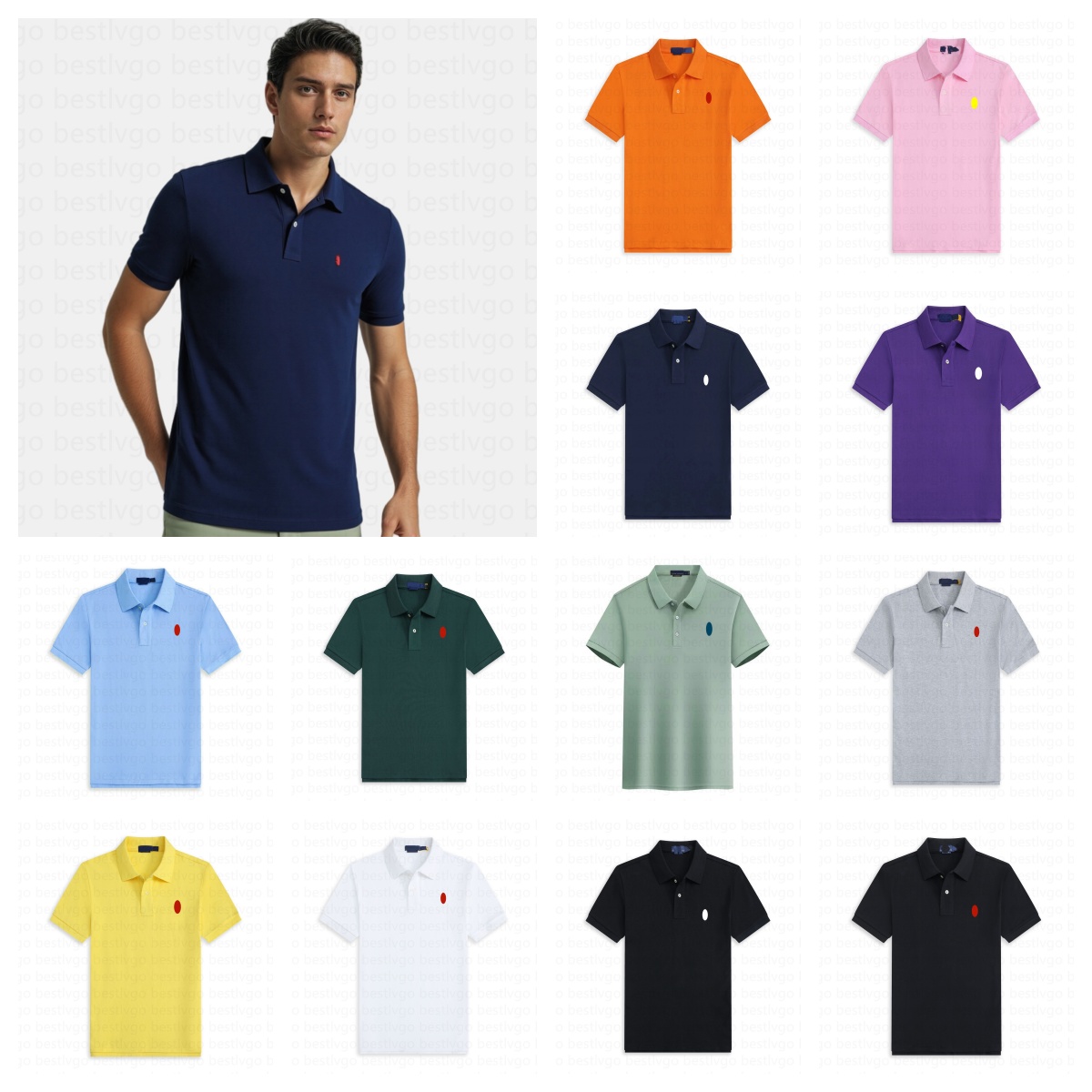Men Polo Shirt Designer Classic Mens T shirt Womens Graphic Tee Europe American Brand Emboridery Tshirts Cotton Casual Male Short Sleeve Tops