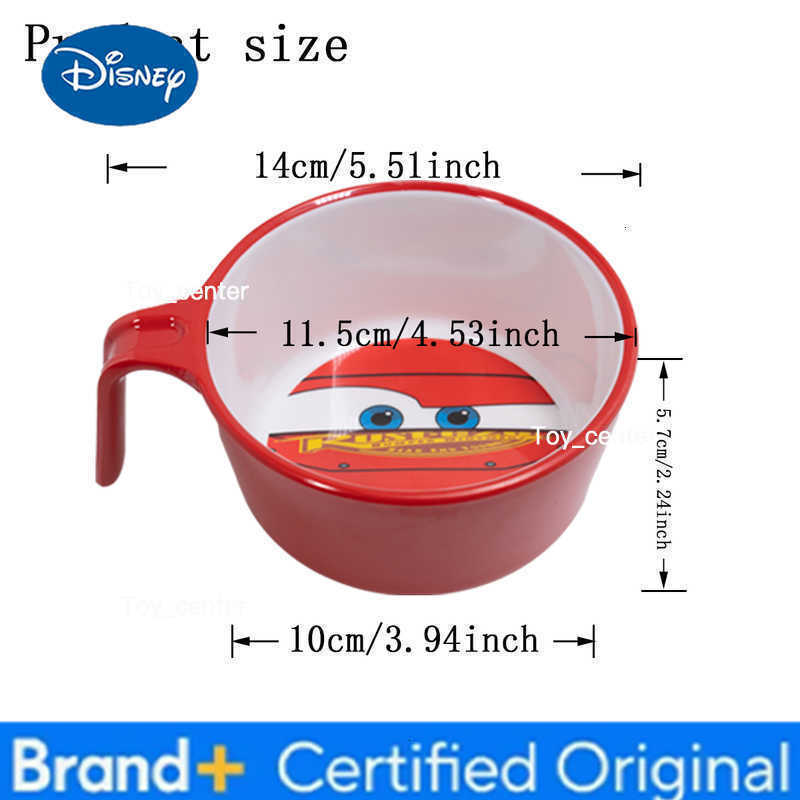Disney 1pc cartoon melamine tableware single handle bowl family dinner birthday party exquisite durable single handled bowl H260302
