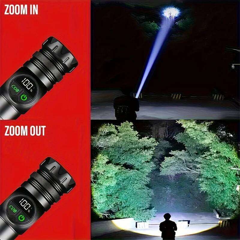 Super Bright LED Flashlight USB Rechargeable Flash light Long Range Tactical Torch Outdoor Waterproof Camping Fishing Lantern Z260301