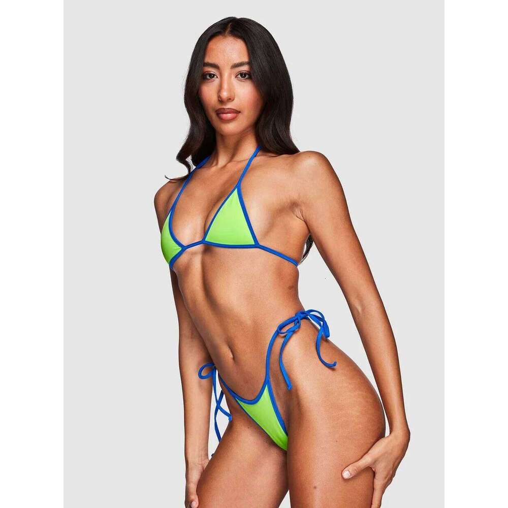 Triangle Top Swimwear Women 2025 New Bathing Suit Micro Bikini Thong Swimsuit Two Piece Swimming Costumes Brazilian Biquinis Z260301