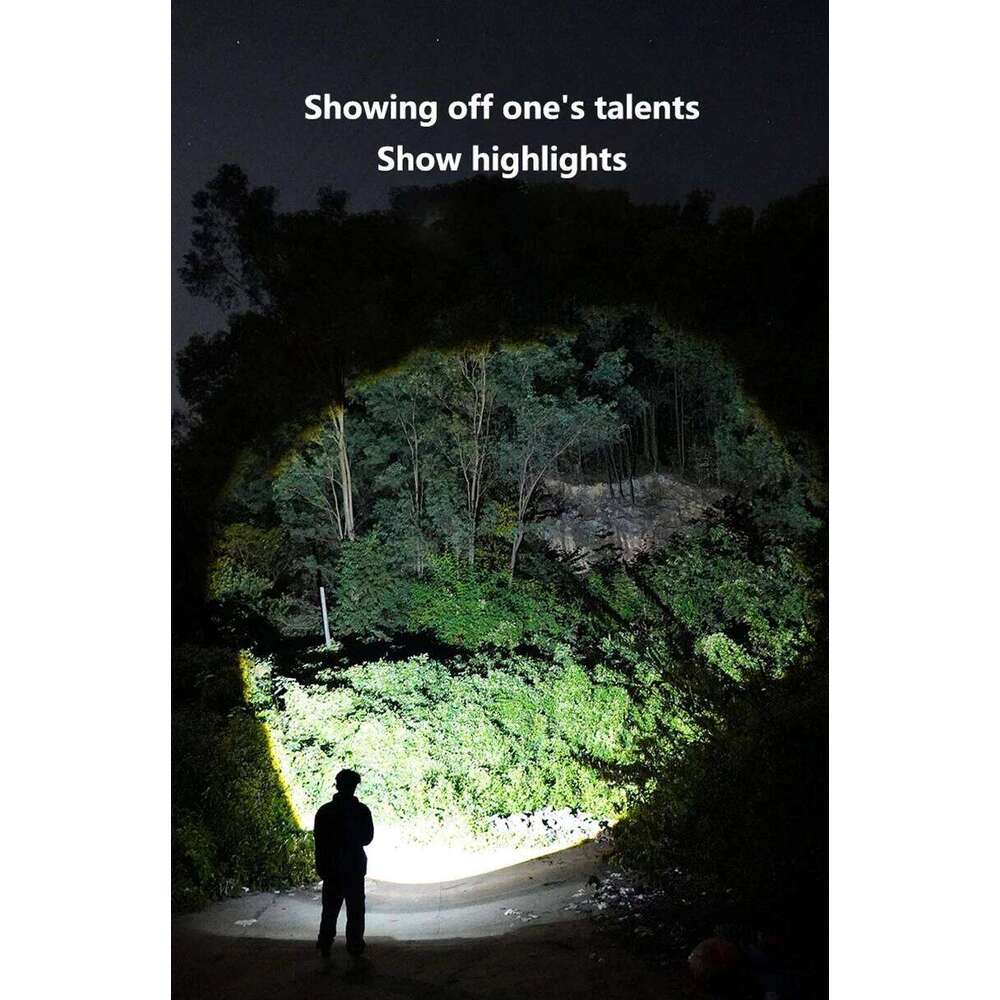 Telescopic Zoom Flashlight Strong Rechargeable Super Bright Long-range Mini Portable Home Outdoor Durable LED Light Z260301