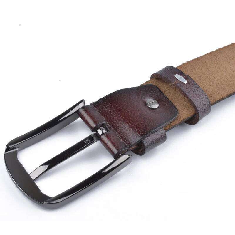 135cm -160cm Long Men'S Genuine Leather Big Belt Classic Casual Designer Pin Button Plus Size Belts Male Fat People Strap S260228