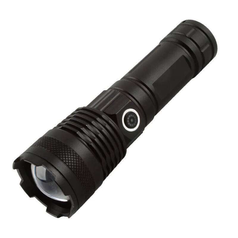 Patrol Spotlight Long-range Strong Flashlight, Portable, Rechargeable, Small, Extendable, Broad-beam, White Light Z260301