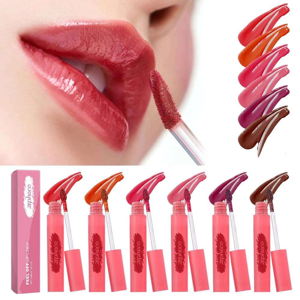 Peel Off Lip Stain Matte Liquid Lipstick Long Lasting Waterproof Transfer Proof Non Sticky Tint For Lips Moisturizing Not Come H260302