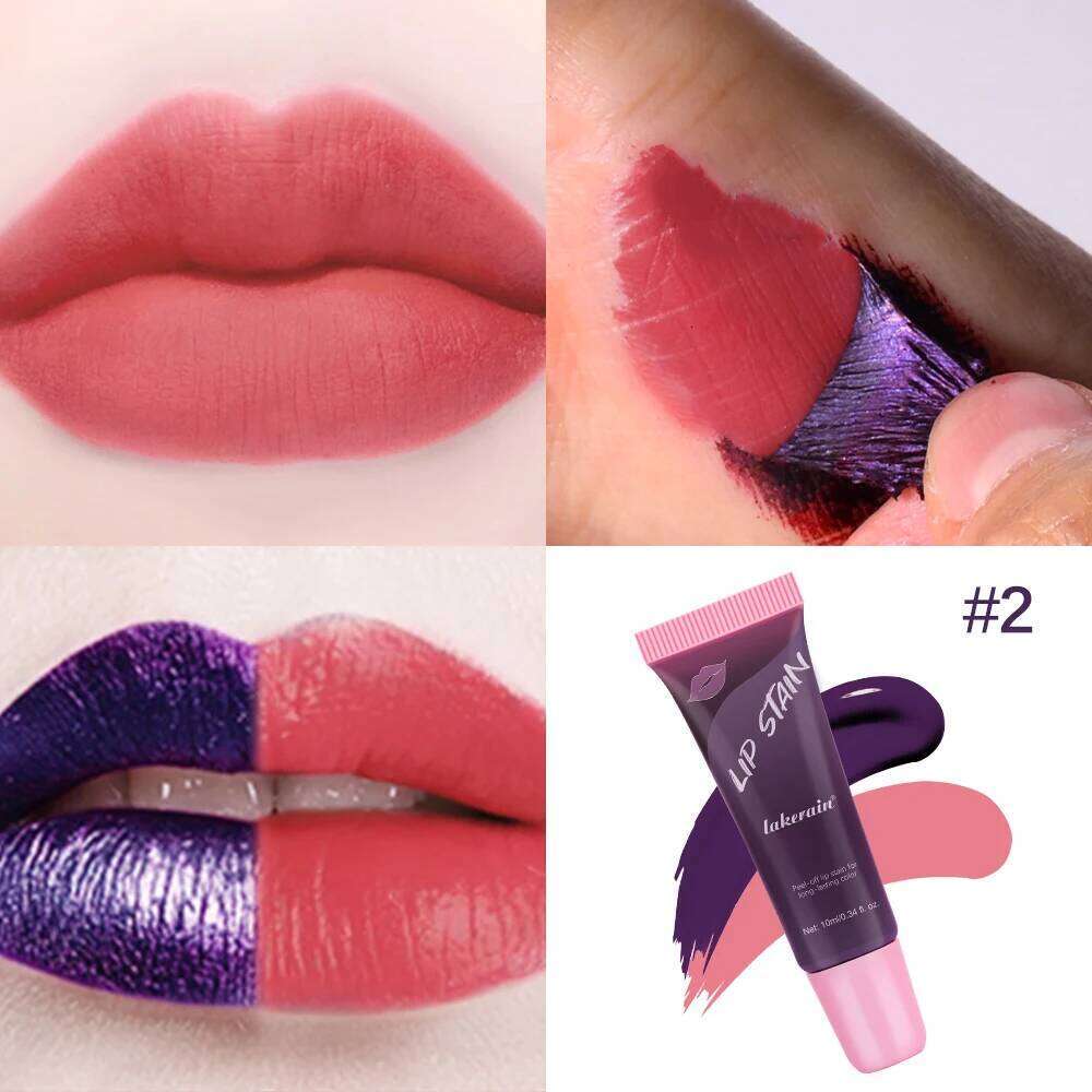 Peel Off Stain Waterproof Resistant Lipsticks Cheap Lip Gloss Matte Tick for Lips Labios Inks Tattoos Makeup Ink Tint H260302