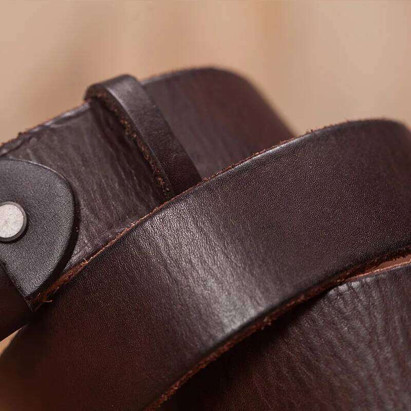 Men's male genuine strap brown cow leather belt for men pin buckle vintage jeans cintos masculinos S260228