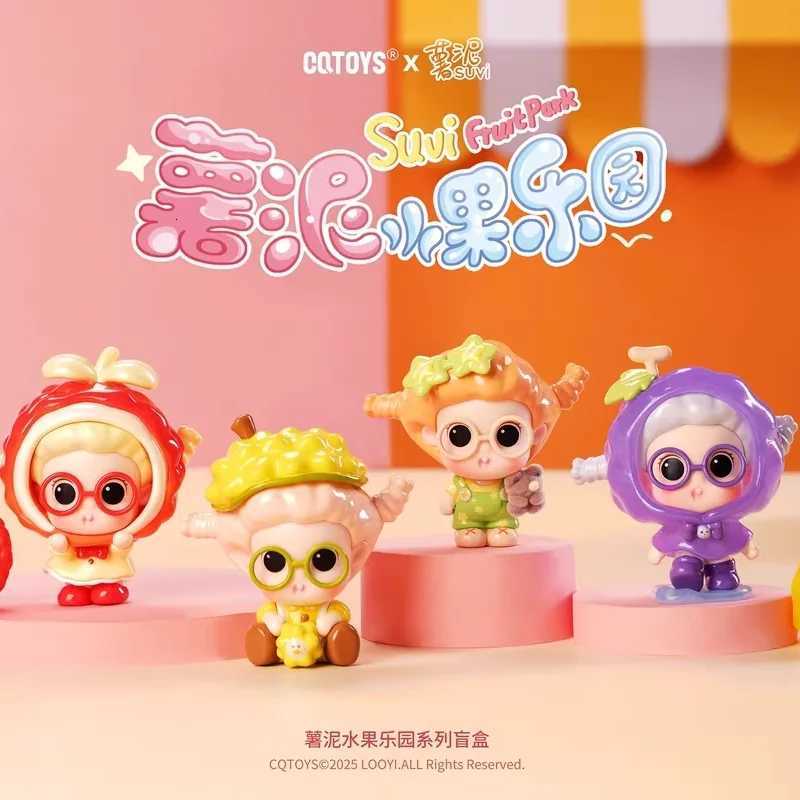 Suvi Fruit Paradise Mini Series Handmade Blind Box Cartoon Cute Fruit Desktop Decoration Fun Toy Mysterious Box Surprise GiftsT260302