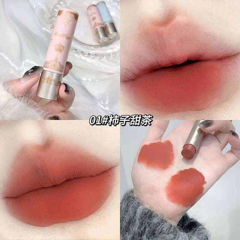 DAIMANPU Velvet Mud Stick Waterproof Lip Resistant Long Lasting Matte Lipstick Silky Smooth Smudge-Proof Lips Makeup H260302
